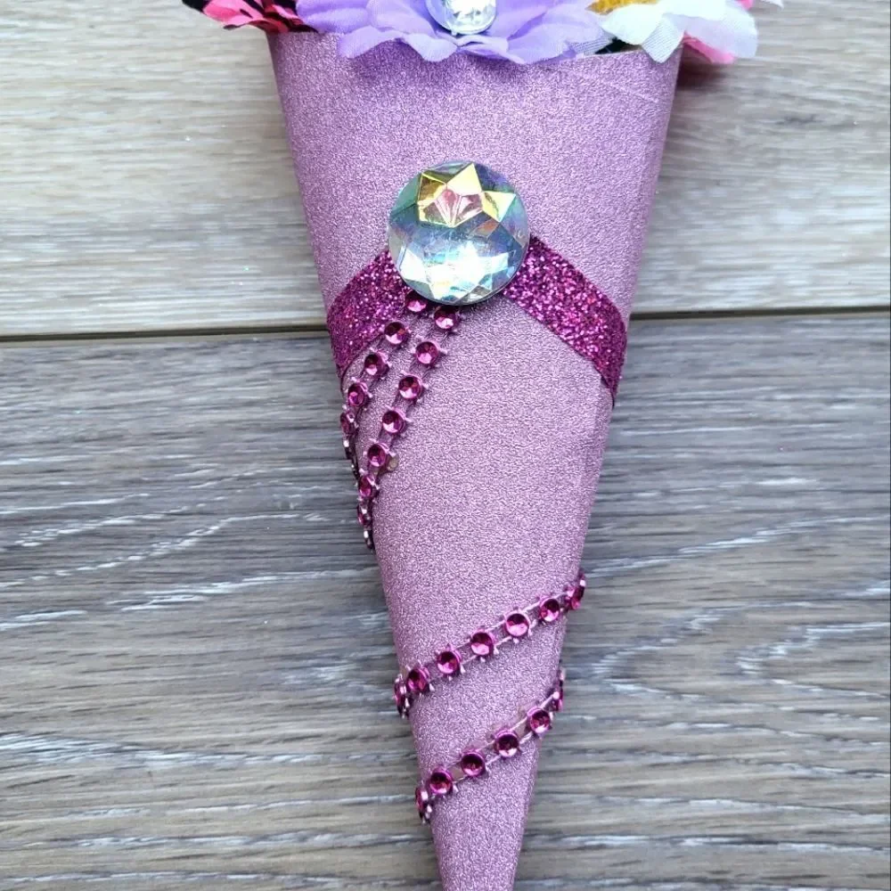 Christmas Dance recital gift!!! Gorgeous  Hair Clip Bouquet hand made